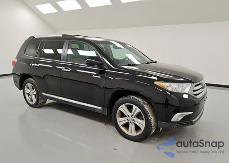 2013 Toyota Highlander Limited from USA, damaged, VIN 5TDDK3EH9DS189116